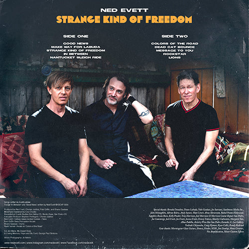 Ned Evett Presale Vinyl"Strange Kind of Freedom"